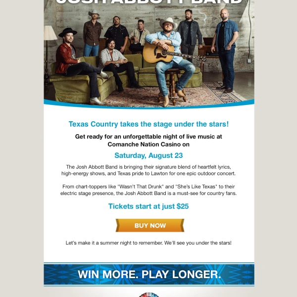 Comanche Nation Casino - E-mail Marketing